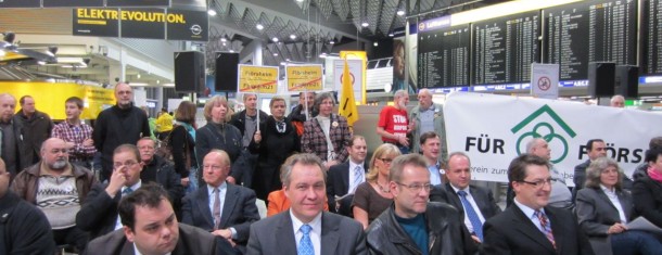 Stadtverordnetenversammlung am Frankfurter Flughafen
