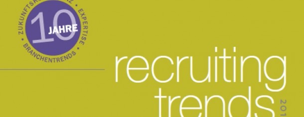 Studie Recruiting-Trends in Großunternehmen 2012