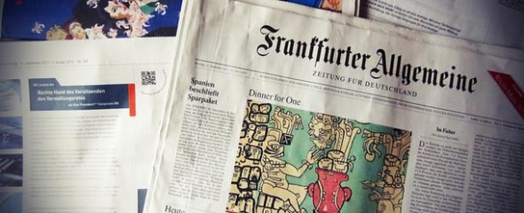 Print-Stellenmarkt 2012 der F.A.Z. am Samstag erodiert um 14 % weiter