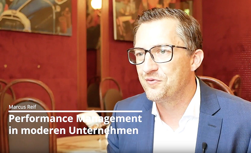 Marcus K. Reif spricht über Performance-Management in modernen Unternehmen