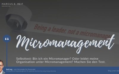 Selbsttest: Bin ich ein Micromanager?