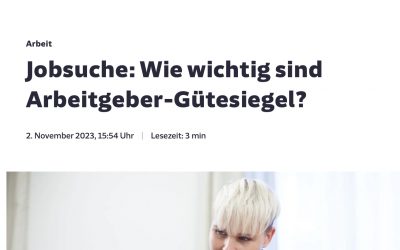 Süddeutsche Zeitung: “Wie wichtig sind Arbeitgeber-Gütesiegel?”