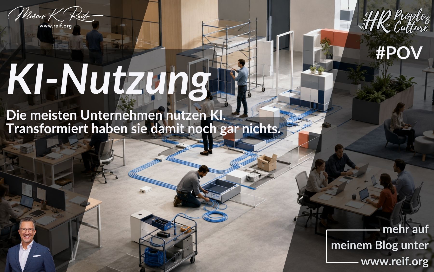 Die meisten Unternehmen nutzen KI. Transformiert haben sie damit noch gar nichts.